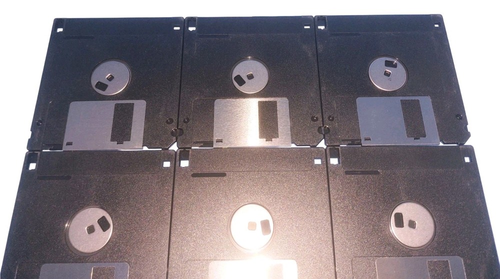 Microsoft Windows 3.11 Operating System Software 3.5" Floppy Disk 1993 Set 1 - 6