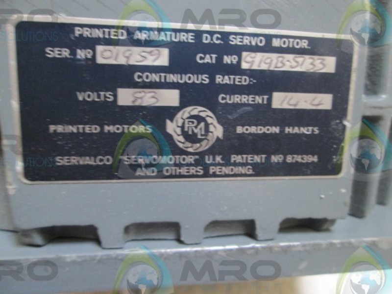 PML 01959 SERVO MOTOR UNMP