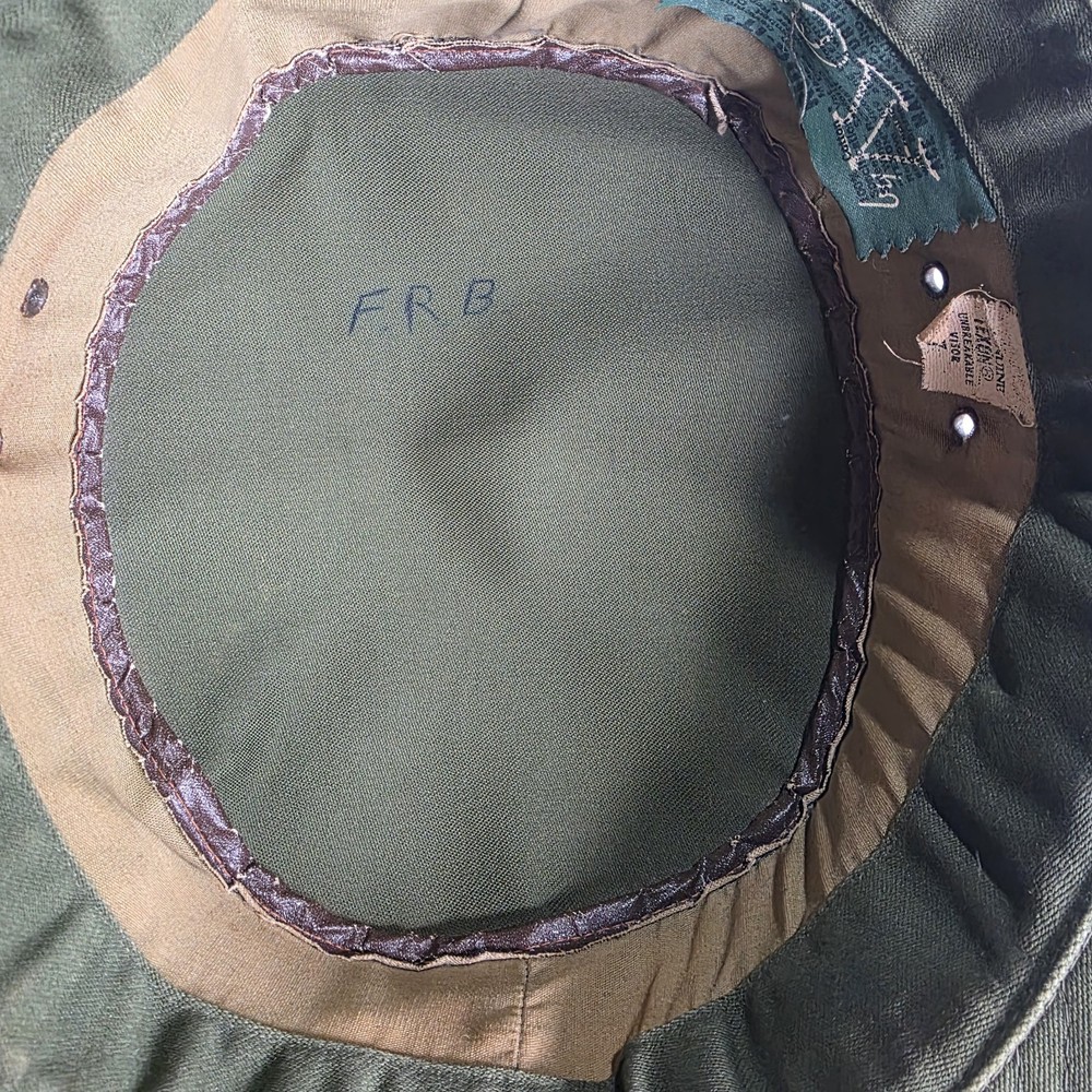Vintage U.S. Army Ridgeway Cap Hat Size 7