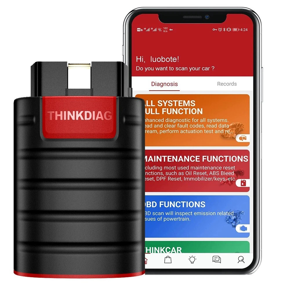 THINKCAR Thinkdiag Bidirectional Full System Free OBD2 Scanner Diagnostic Tool