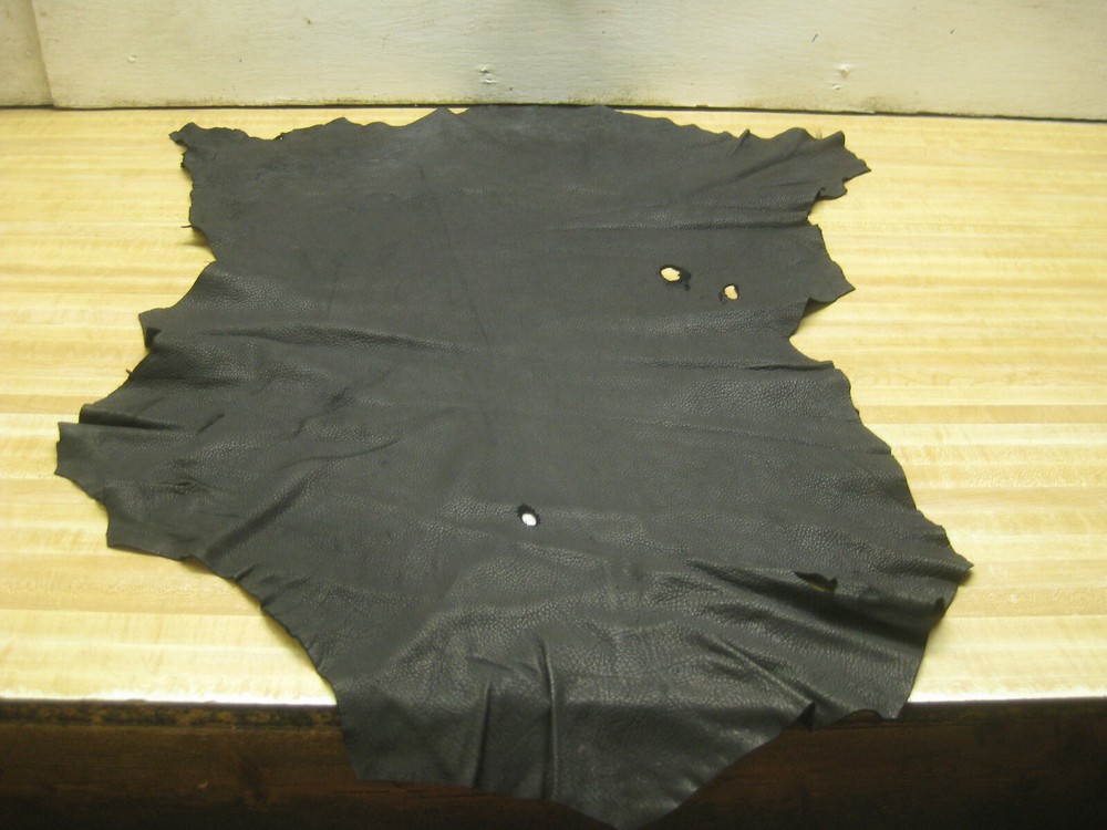 Black Top Grain Deer Leather #0009738 ROW 73