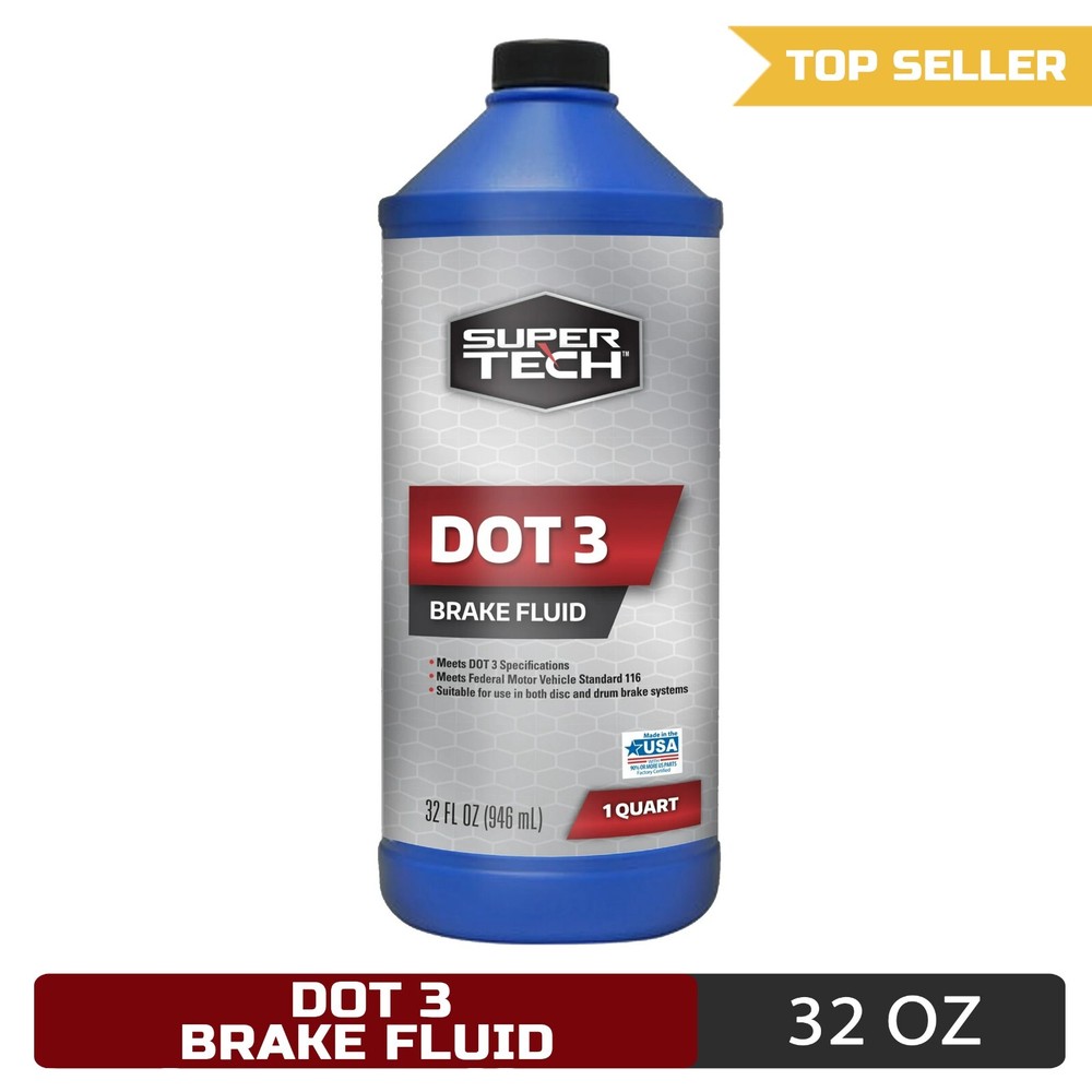 Super Tech DOT 3 Brake Fluid - 32 oz