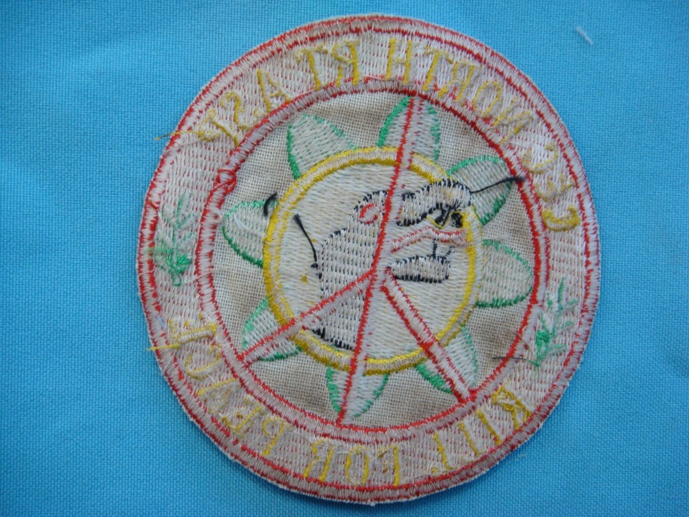 VIETNAM WAR PATCH, US SOG C&C NORTH RT ASP RECON TEAM KILL FOR PEACE