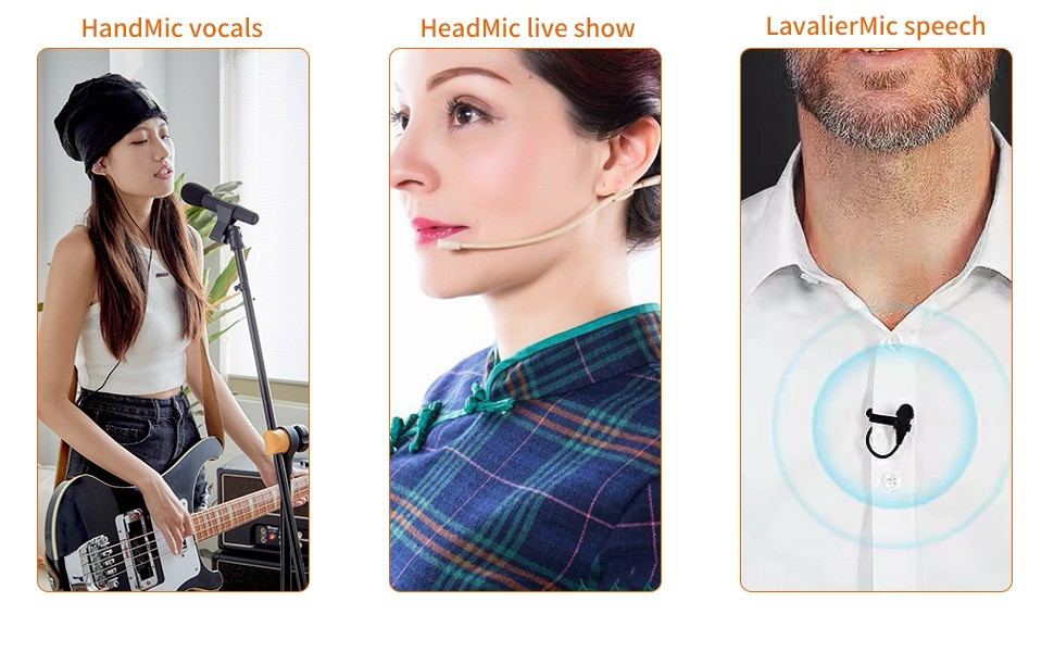 Brianfay MIC Wireless Microphone Lollipop Rechargeable Charging Case