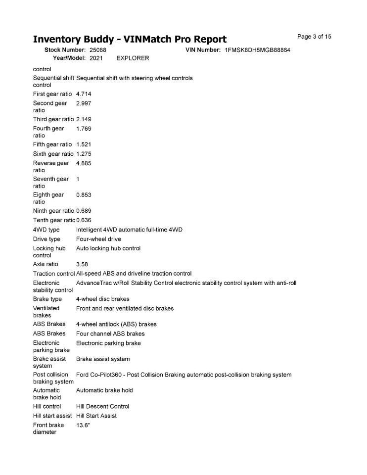 Camera/Projector Camera Windshield Mounted Fits 20-24 AVIATOR 1544034