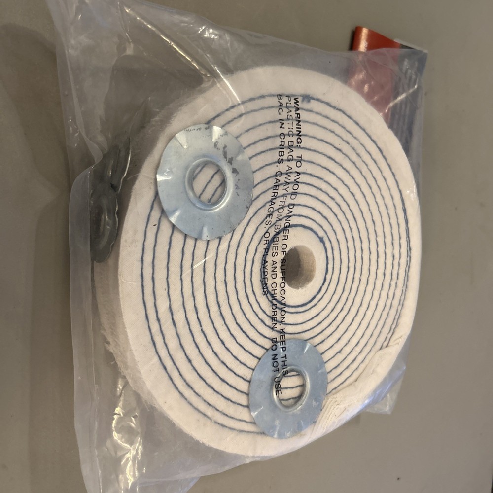 Warrior 3 Pc. Buffing Wheel Set 8 Inch 100% Cotton