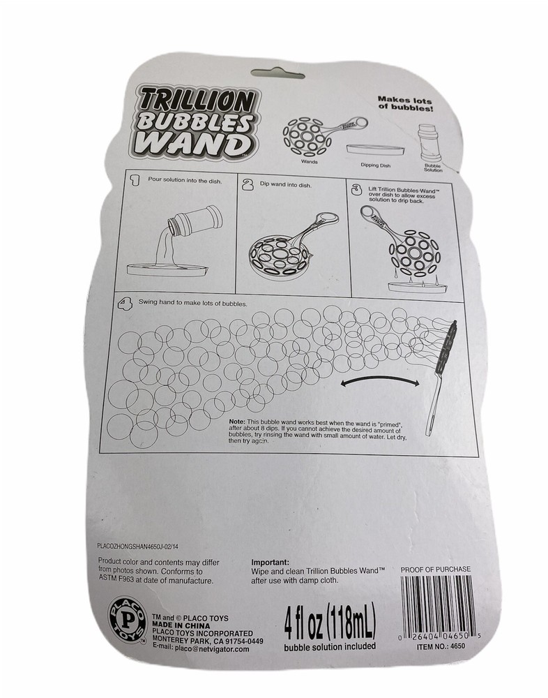 Trillion Bubbles Wand Dipping Dish And Bubbles Purple Green