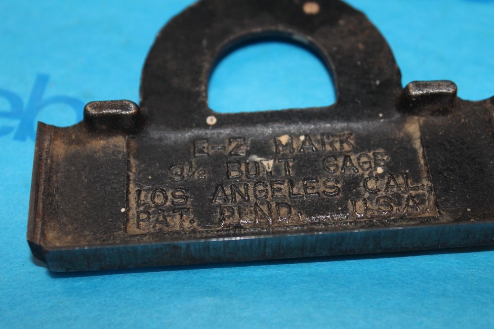 Vintage E-Z Mark Butt Marker Gage Tool