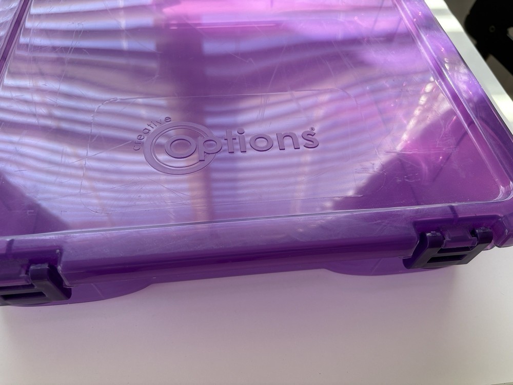 Creative Options Stackable Craft Storage Containers Set