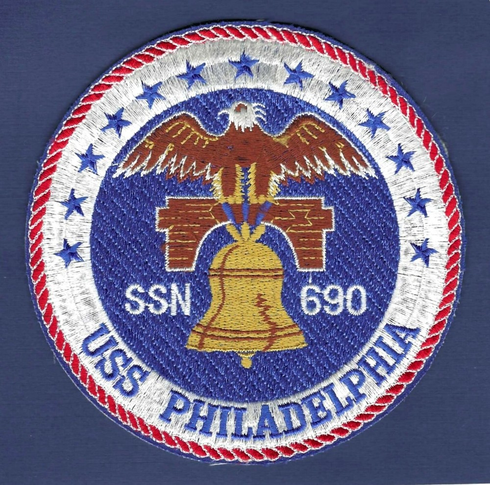 USS PHILADELPHIA SSN-690 Nuclear-Powered Submarine Patch