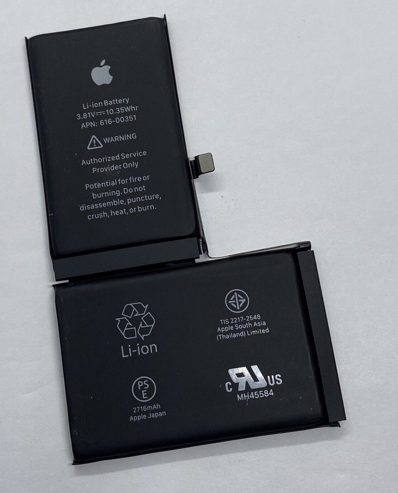 OEM Original Apple Replacement Battery for iPhone X  100% Health/Zero Cycle