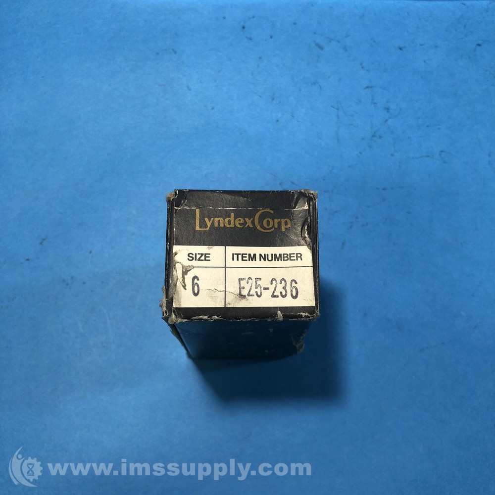 Lyndex E25-236 Collet, ER25, 6mm FNOB