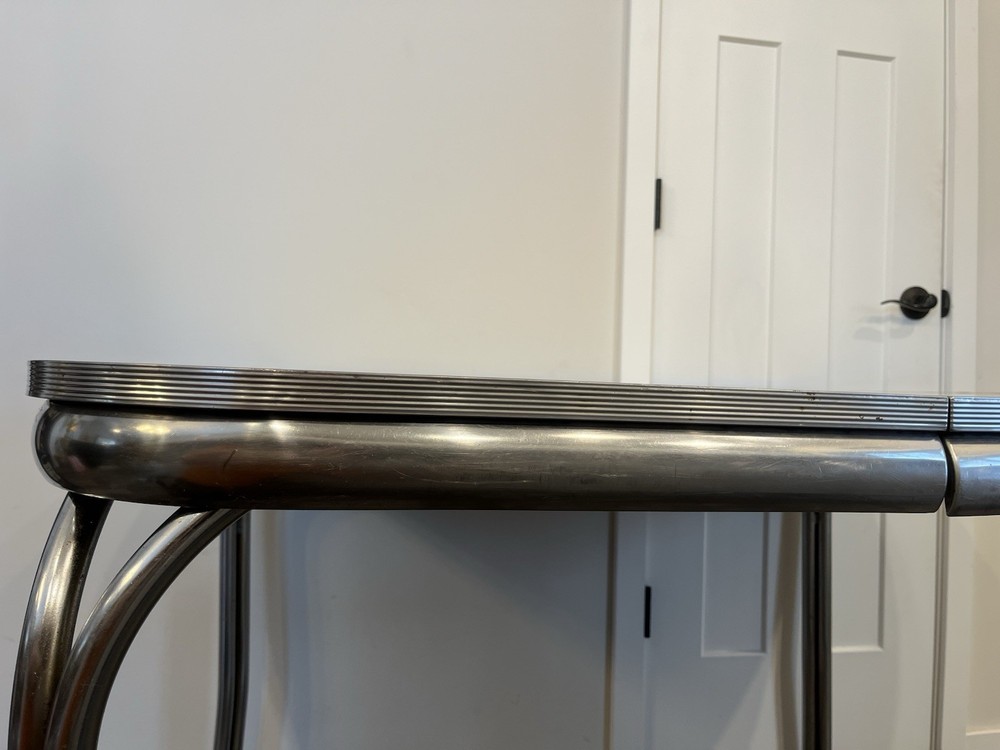 Vintage Yellow Formica Kitchen Table