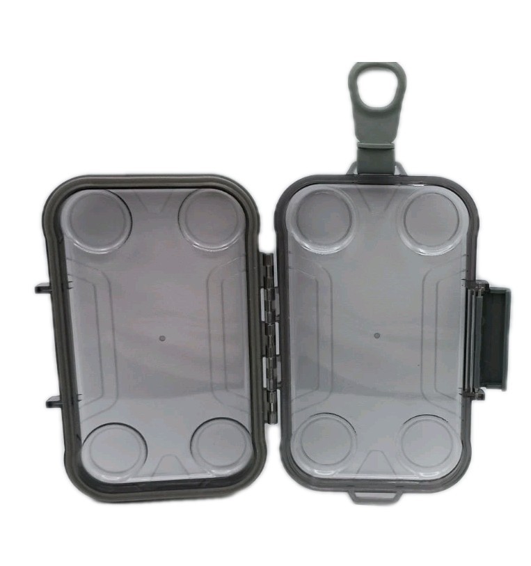 Small Watertight Dry Box Gray Polycarbonate Floating