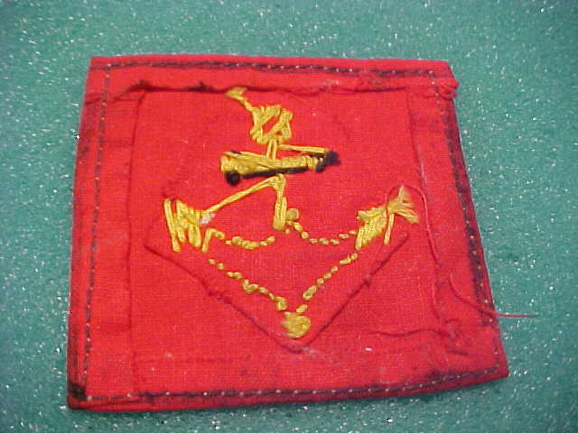 WW2 JAPANESE NAVY NAVAL ARTILLARY SPECIALTY PATCH INSIGNIA