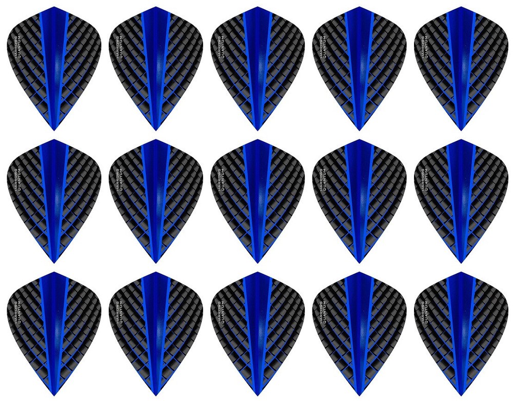 5 Sets Harrows Quantum Kite Dart Flights – Ships w/ Tracking - Blue
