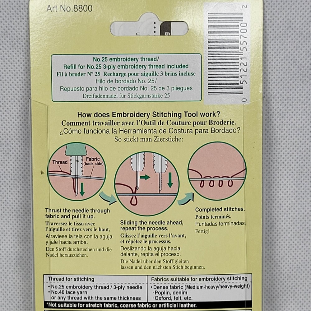 Clover Embroidery Stitching Tool- , 8800