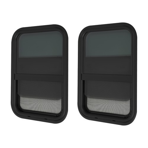 RV Window Slide Window Clip-on Mounting Rectangular Vertical Venting Window