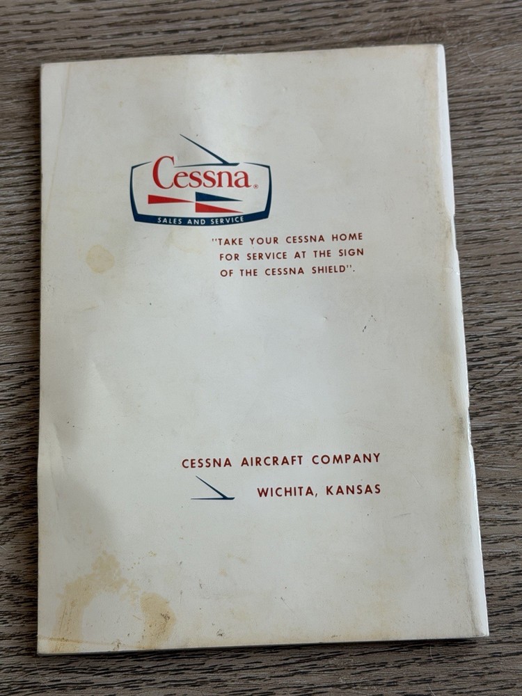 Cessna Model 172 And Skyhawk Owner's Manual 1967