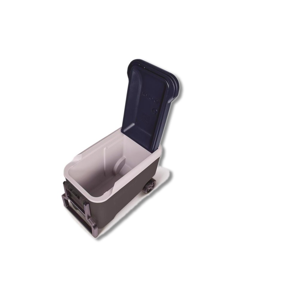 Igloo MaxCold Gray 40 qt Roller Cooler 45 Can Capacity 34226