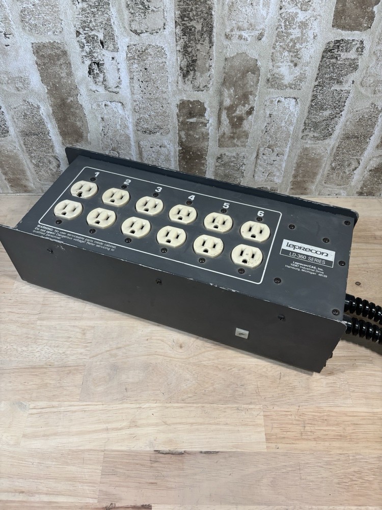 ⭐️Leprecon LD-360 Series Duplex 6-Channel Dimmer Pack⭐️Untested⭐️Please Read⭐️