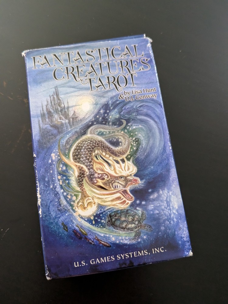 Fantastical Creatures Tarot Card Deck Set Booklet 2007 US Game Systems Lisa Hunt