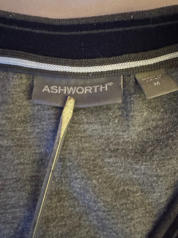 Ashworth Pinehurst Staff Blue Lightweight Pullover Windbreaker Golf M