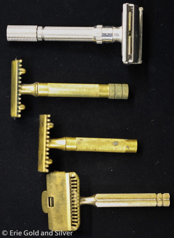 Gillette & GEM Vintage Razor Lot of 4