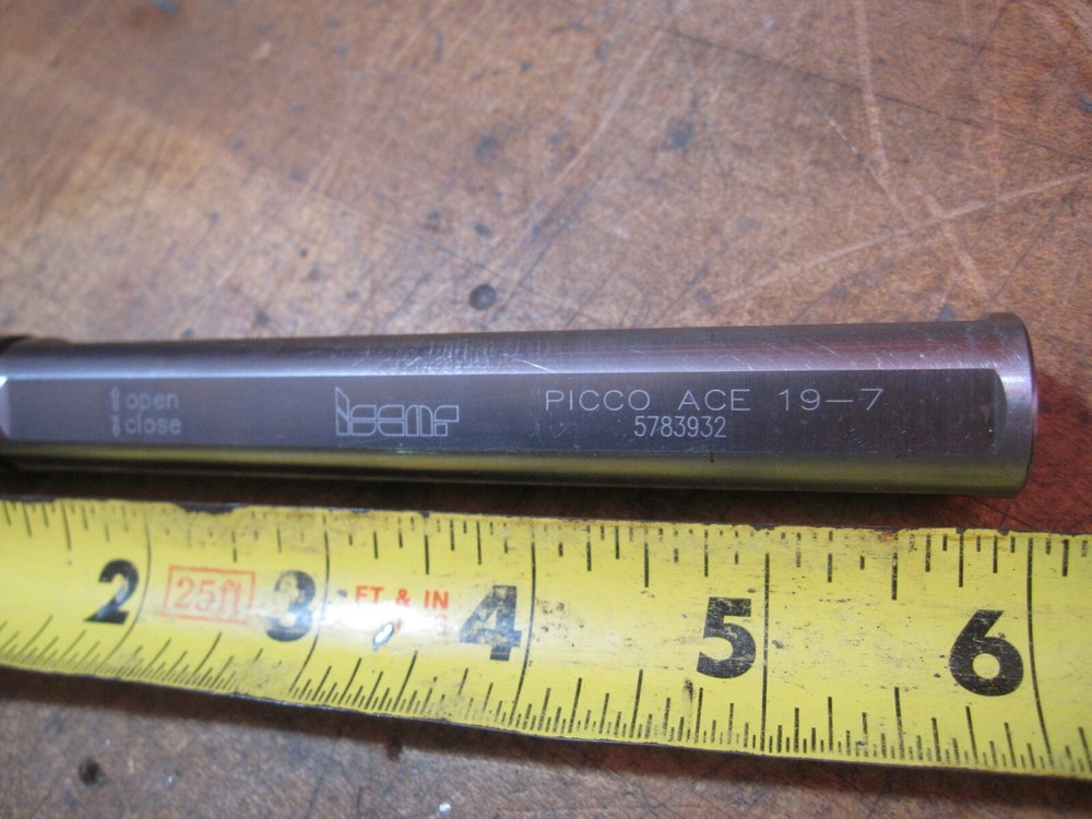 ISCAR Picco Ace 19-7 precision threading & boring tool holder (@A10)