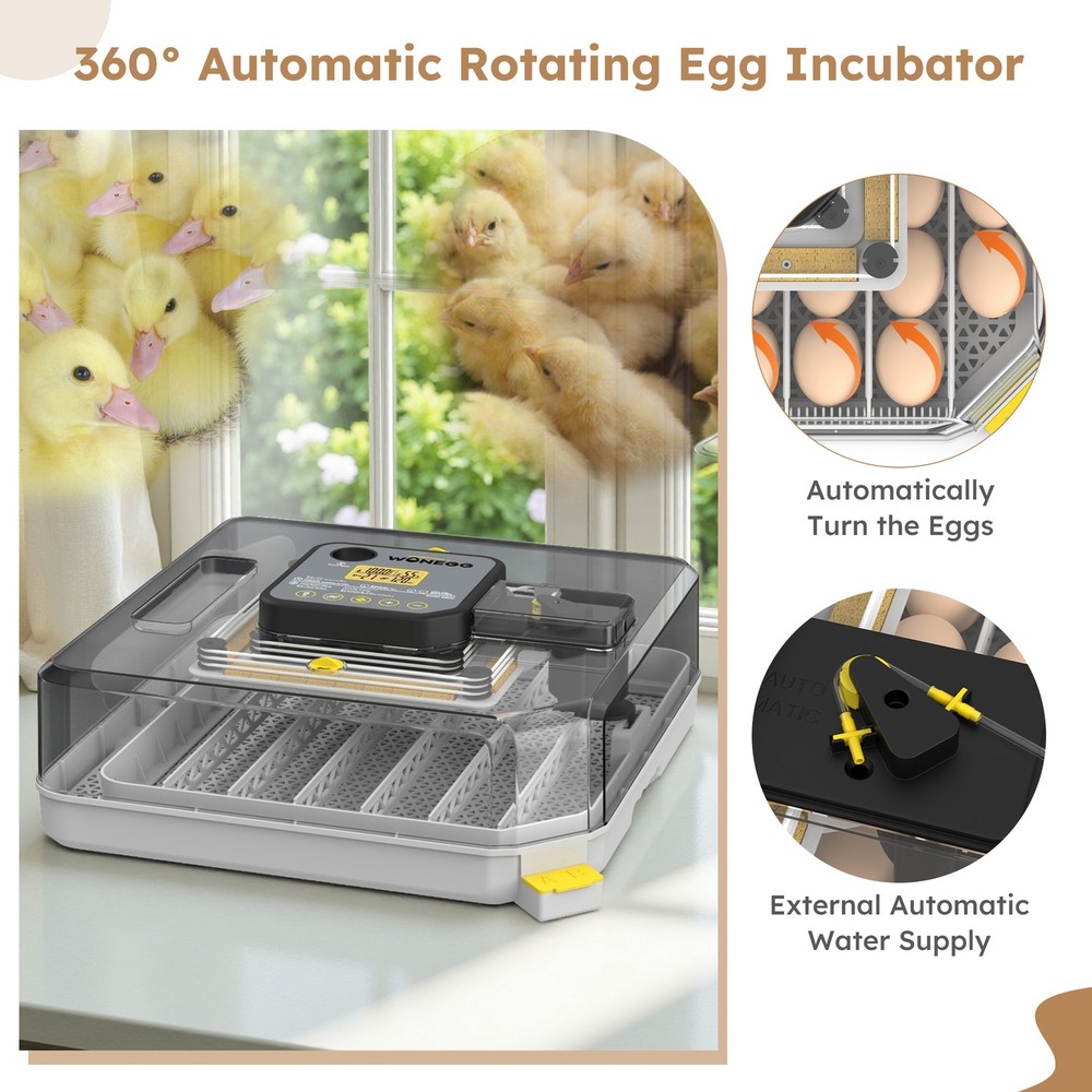 48/56/70 Eggs Automatic Egg Turnning Incubator Digital Poultry Hatcher Machine