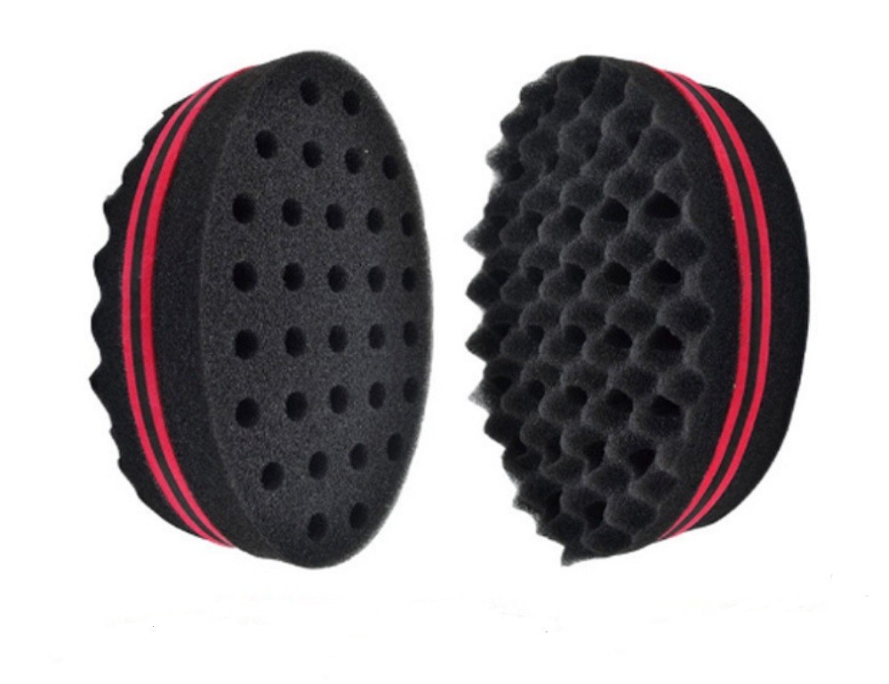 1-Pack Double-Sided Afro Hair Twist Sponge Brush– Curl & Coil Dread Locking Tool