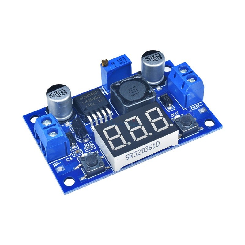 LM2596 Voltmeter DC Module Adjustable Step Up Step Down Regulator Voltage Regulator
