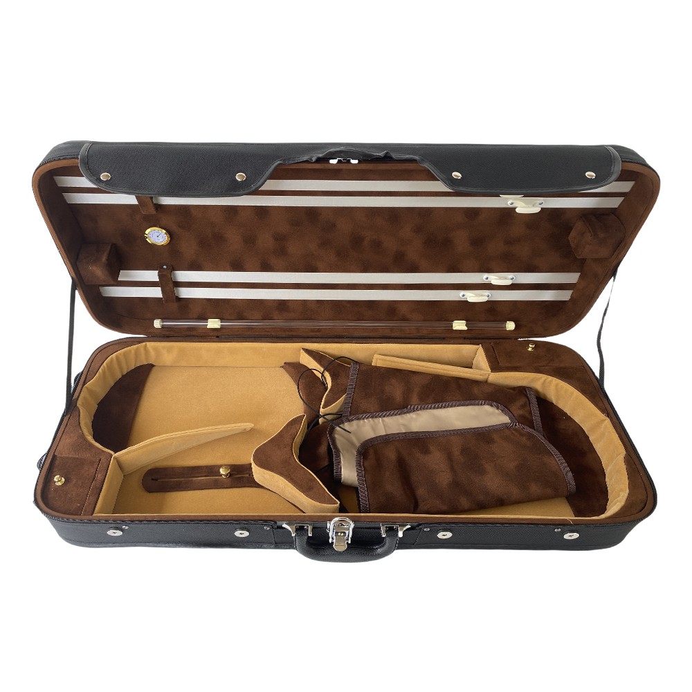 Double Violin Case Viola Case Wooden Struct Adjustable Size Violin Box Strong