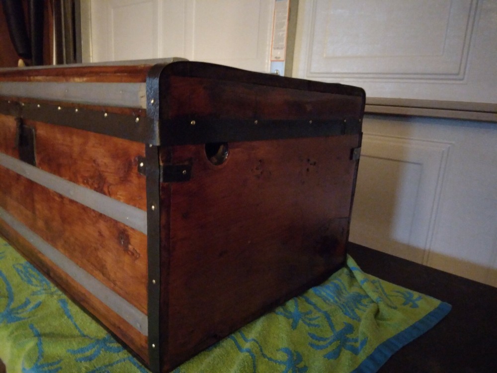 Civil War Stage Coach Steamer Trunk