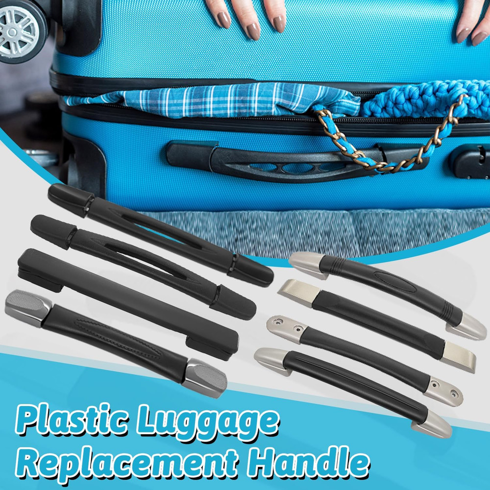 1Pc Luggage Handle 9.06" X 0.98" (L X W) Plastic Pull Handle Grip Replacement 23