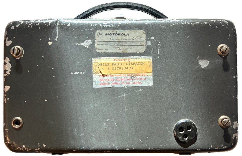 Motorola RMS AC Volt Meter, Model S1053C, AC/Battery Powered. Transistorized