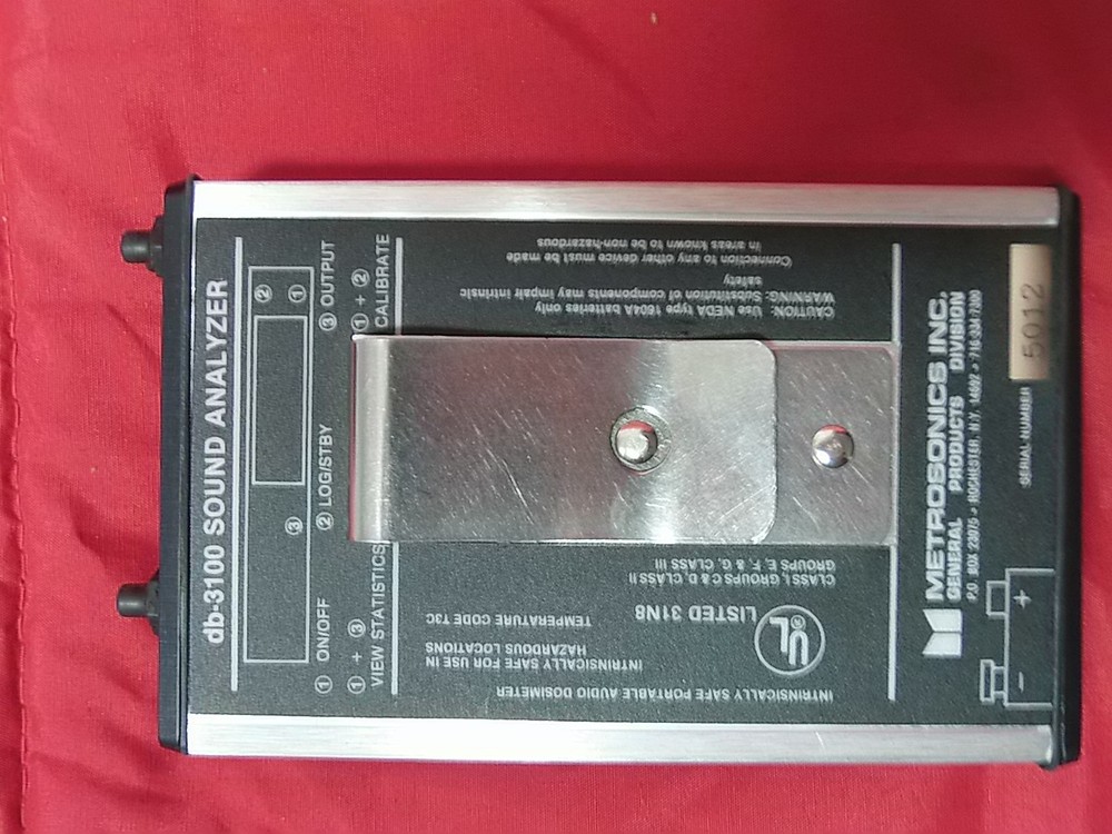 Metrosonics db-3100 Sound Audio Analyzer Disometer