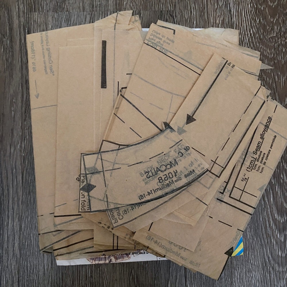 80s Misses Pullover Tops Size Medium Bust 36-38 McCalls 4058