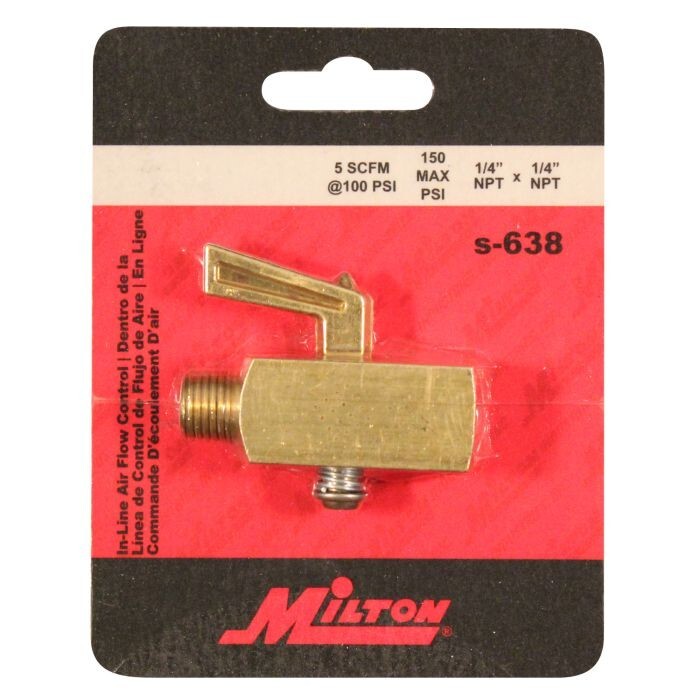 MILTON® 1/4" NPT Flow Control Valve