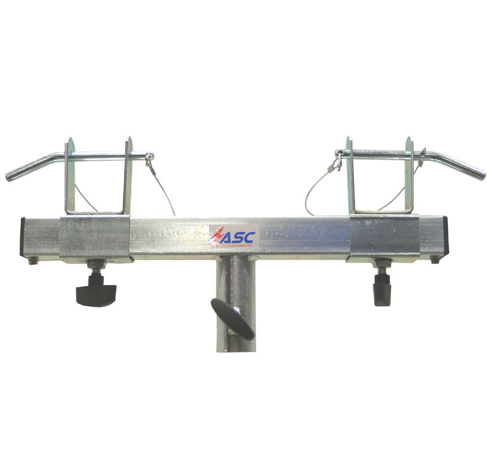 (2) Triangle or Square Truss Adapter Bracket Tripod Stand Support T- Bar Package