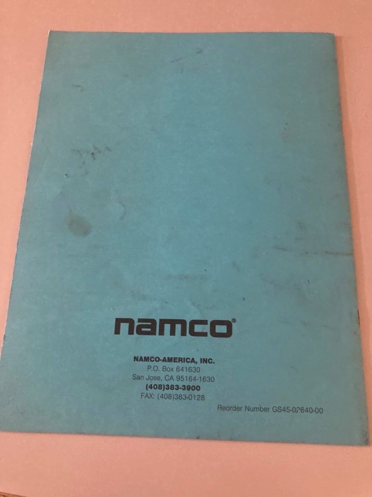 Great Sluggers Arcade Manual