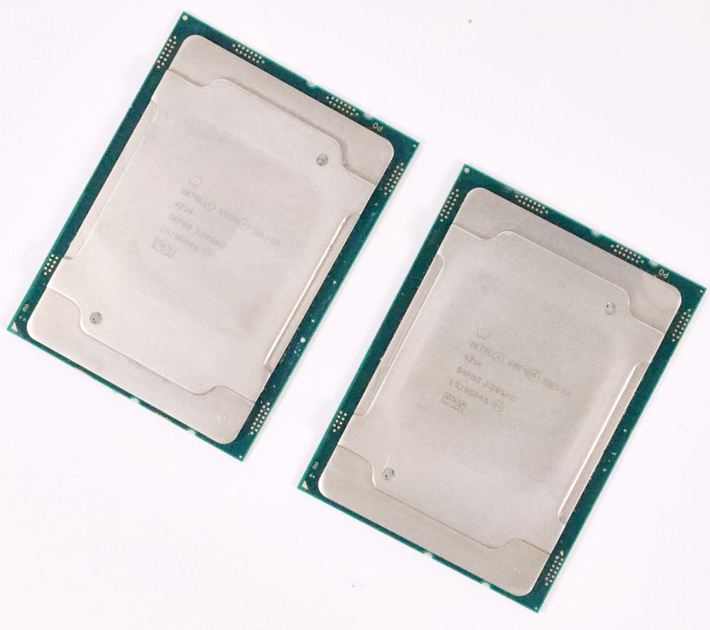 (Lot of 2) Intel Xeon Silver 4214 2.2GHz 12-Core SRFB9 Server Processor