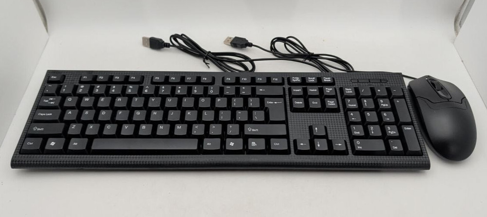 CMK 858 Keyboard Mouse Set 104 Keys USB Combo Home Office Gaming Computer PC