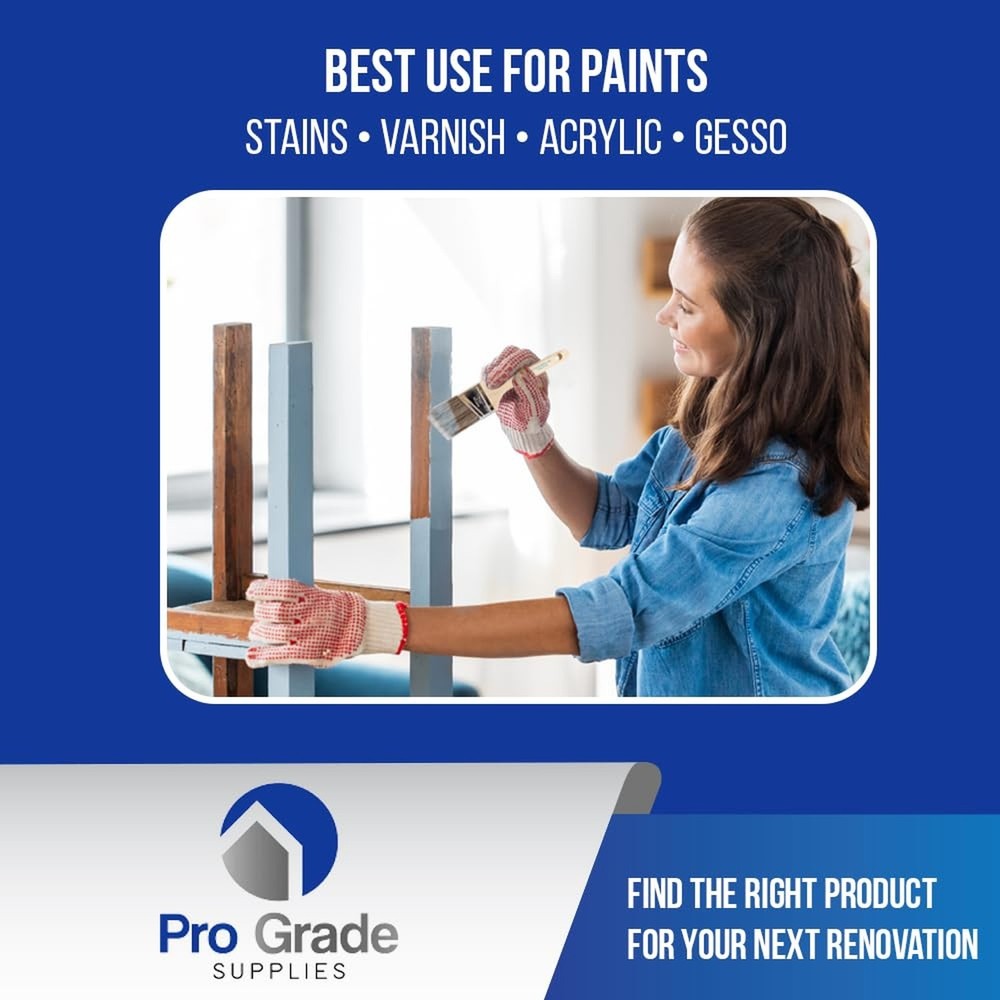 Pro Grade - Paint Brushes - 12Ea 2.5" Angle Brushes 12Ea 2.5A