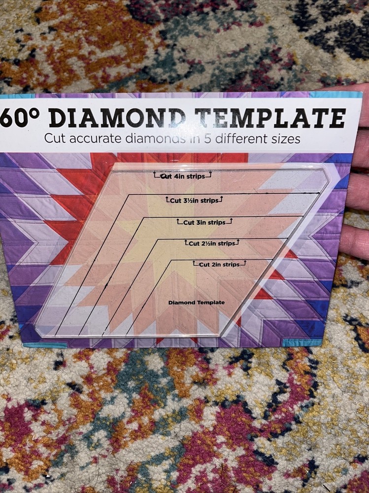 60 degree Diamond template Quilting tool NEW