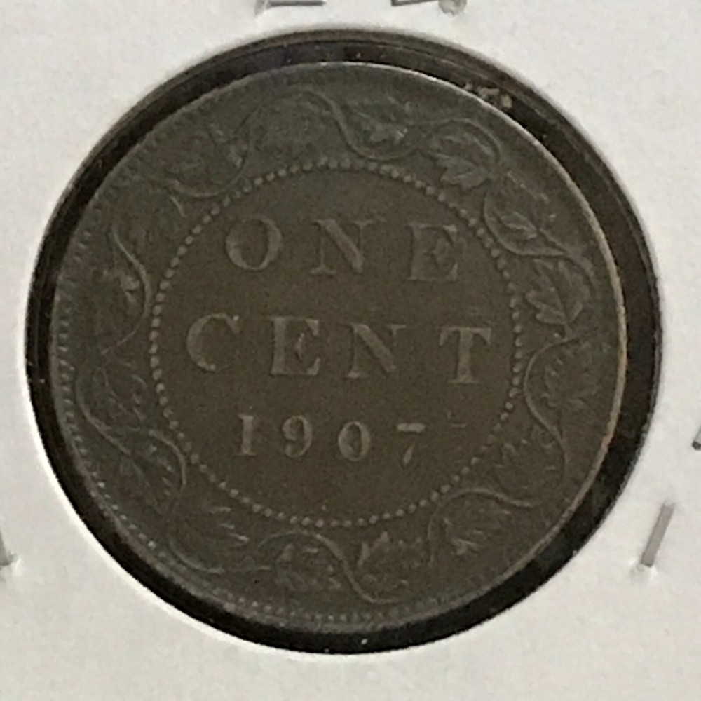 Canada Cent KM 8 XF 1907