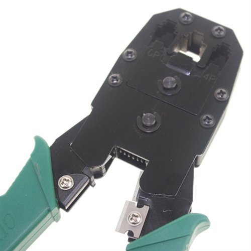 Cable Tester +Crimp Crimper +100 RJ45 CAT5 CAT5e Connector Plug Network Tool Kit