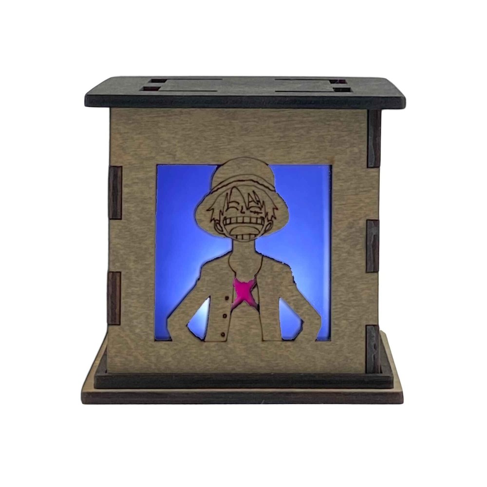 One Piece Decorative Glow Box - Anime Home Decor - Luffy Nightlight