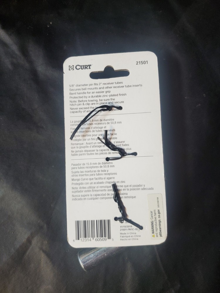 Curt Hitch Pin Set 21502