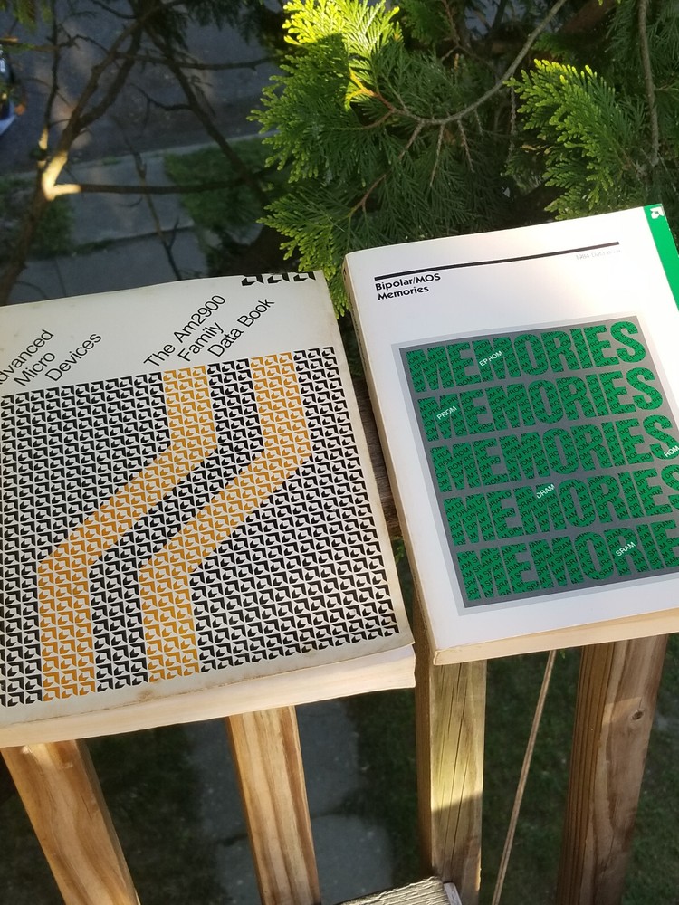 2 VINTAGE   DATA BOOKS  1979 ELECTRIC ADVANCED MICRO DEVICES & 1984 BIPOLAR/MOS